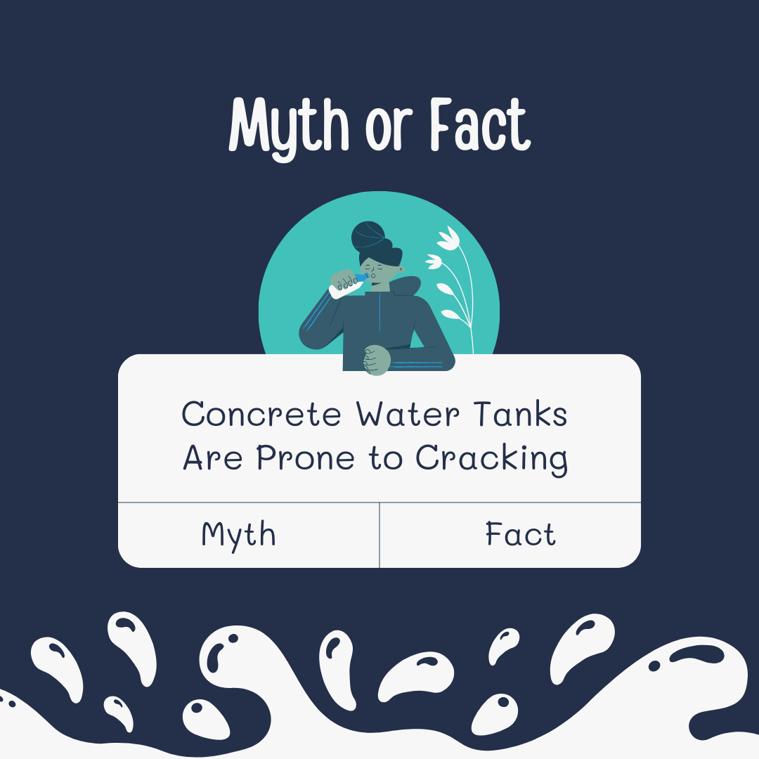Are you considering a concrete water tank but unsure due to some common myths?