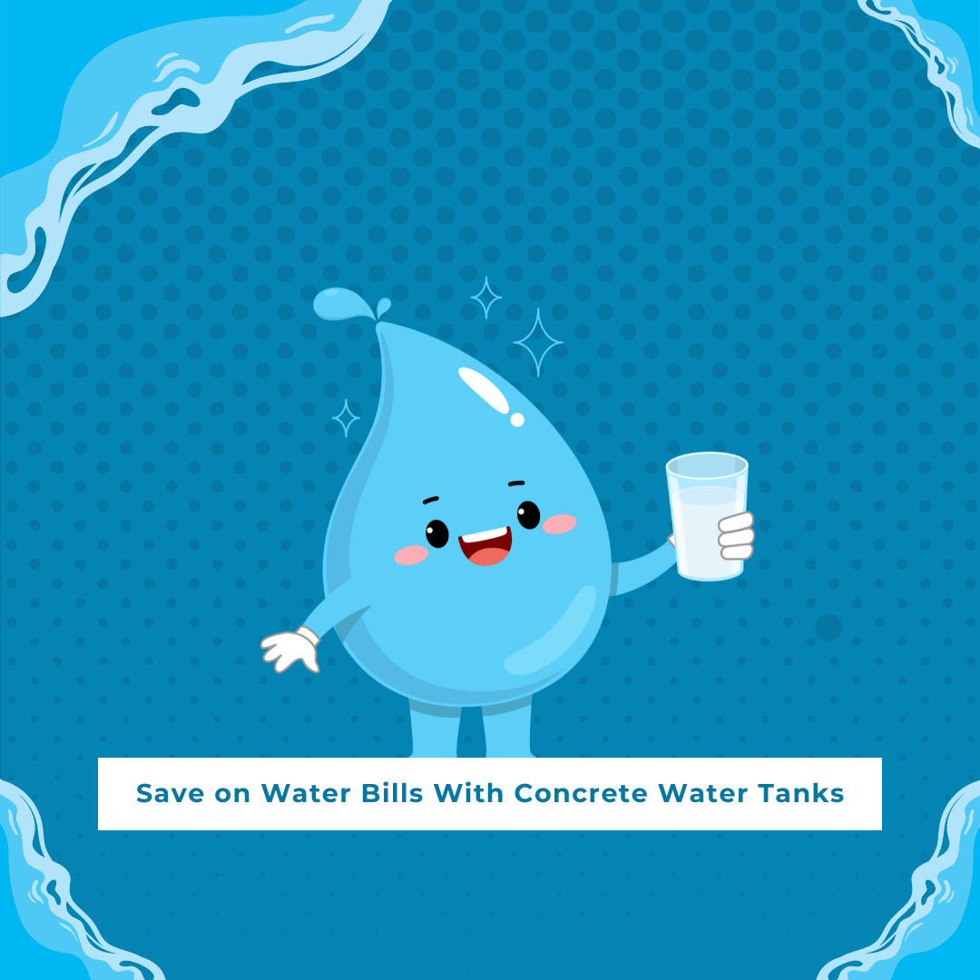 Cut your water bills with concrete water tanks!