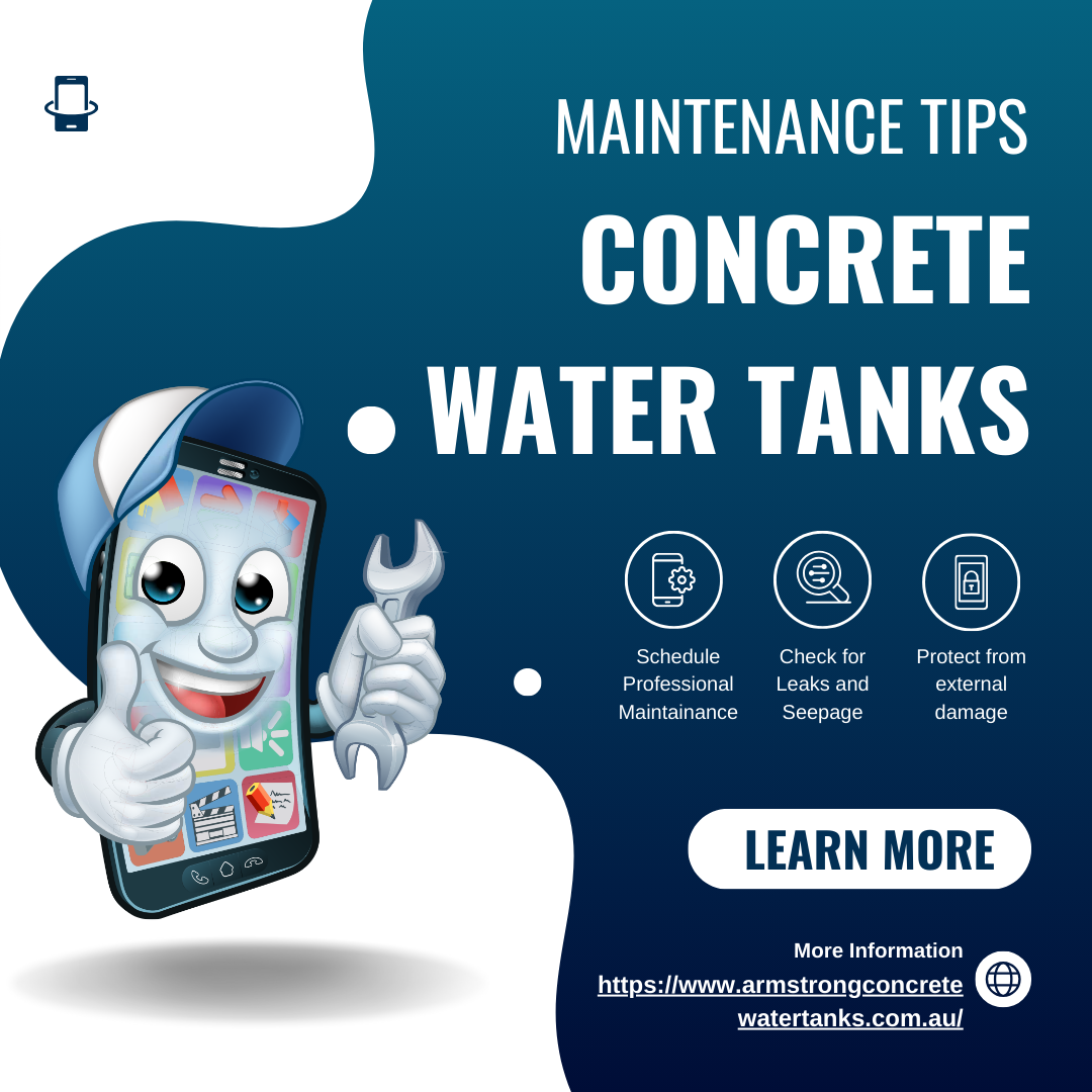Check out these essential tips to extend the life of your Armstrong concrete water tank