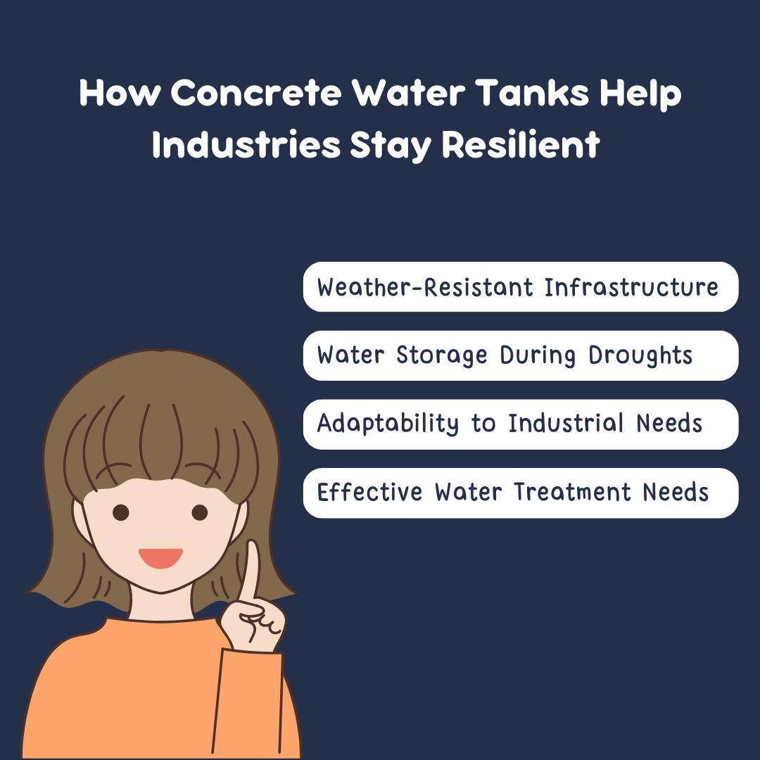 Stay Resilient with Industrial Concrete Water Tanks!